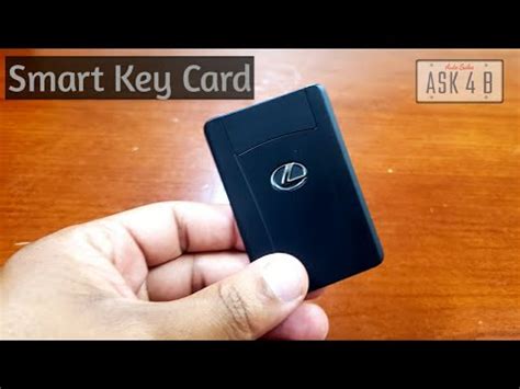 Lexus Smart Access Key Card Explained 